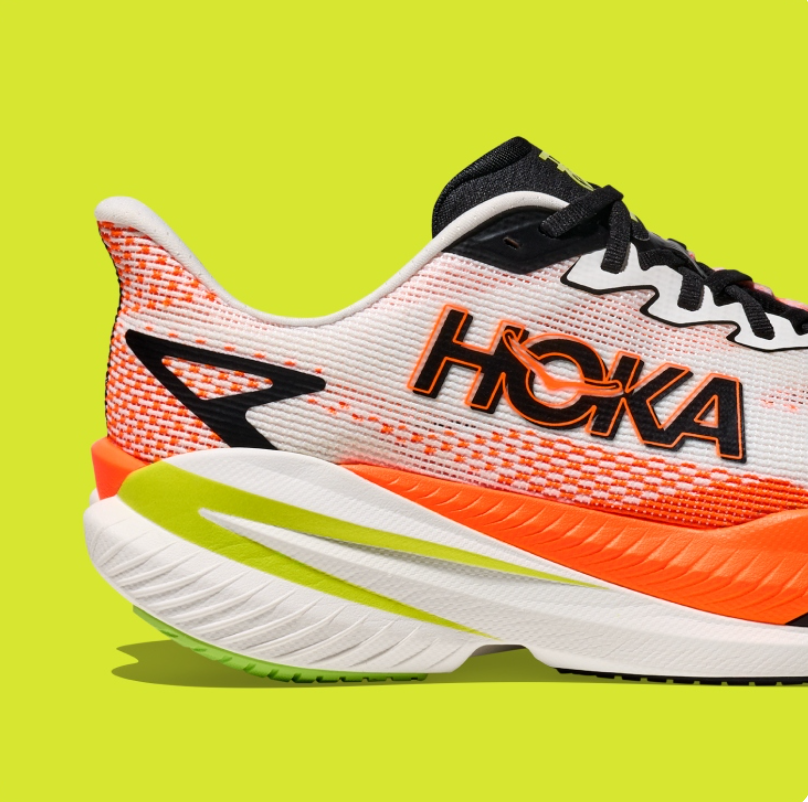 Hoka Mach X 3 - detail zadní části boty